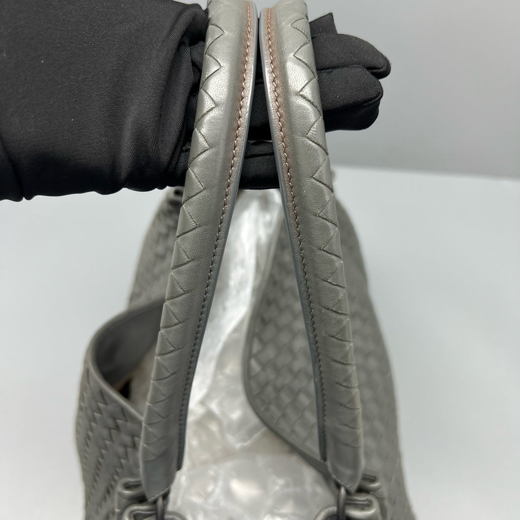 Bottega Veneta Gray Shoulder Bag