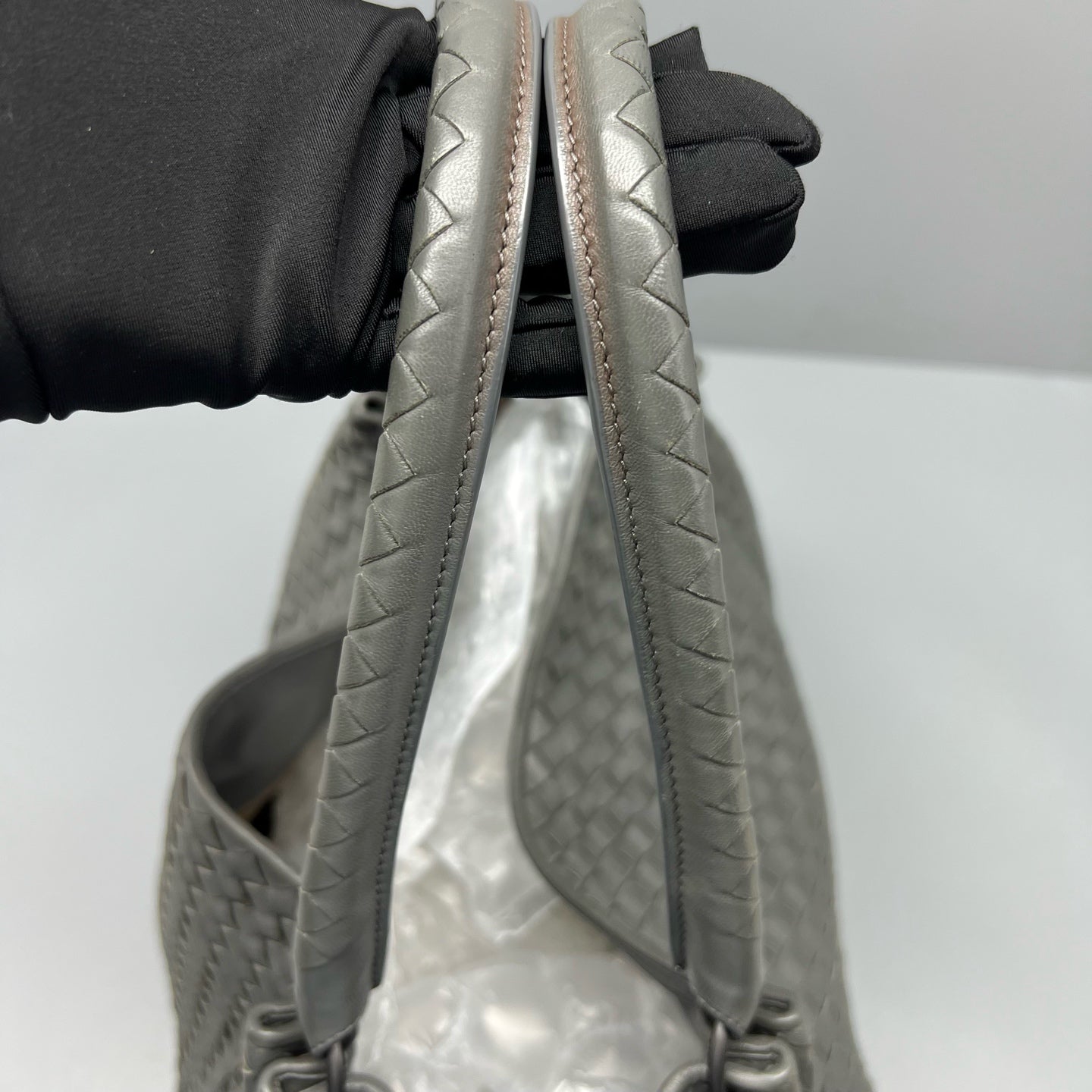 Bottega Veneta Gray Shoulder Bag
