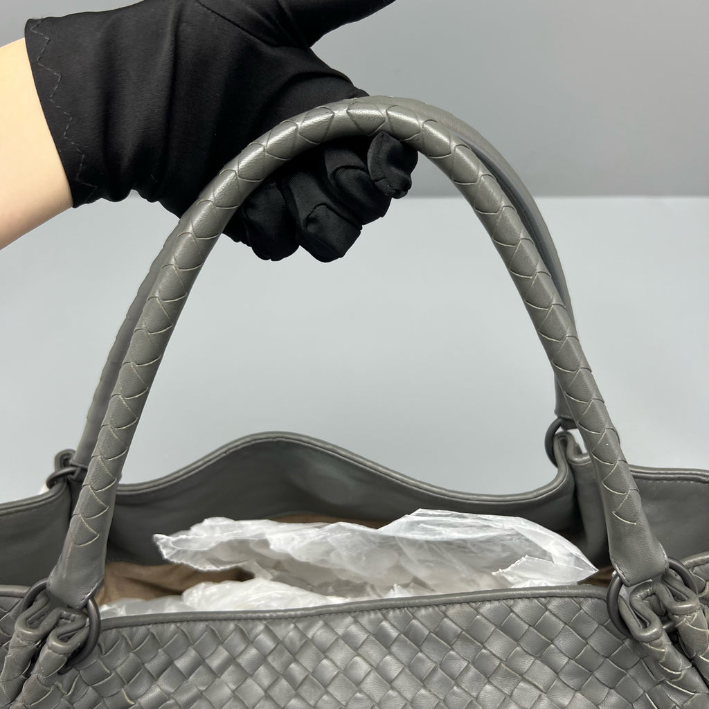 Bottega Veneta Gray Shoulder Bag