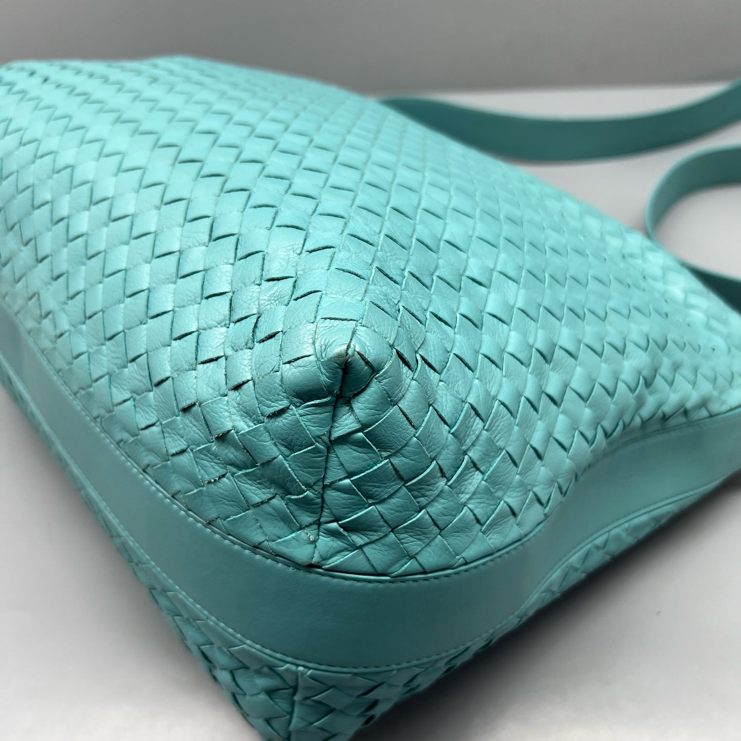 Bottega Veneta Blue Shoulder Bag