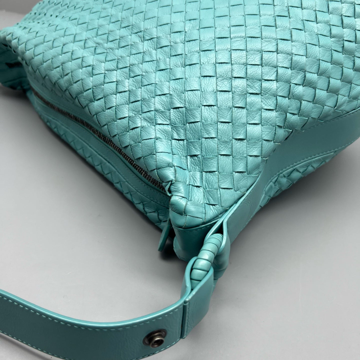 Bottega Veneta Blue Shoulder Bag