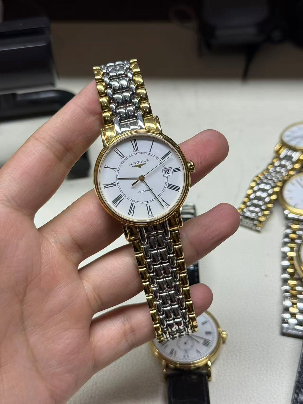 Longines Longines Fashion Collection Yellow Mechanical watch 38.50mm L4.921.2.11.7