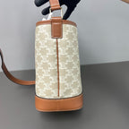 Celine Gray Bucket & Drawstring Bag