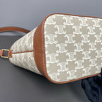 Celine Gray Bucket & Drawstring Bag