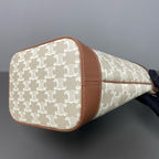 Celine Gray Bucket & Drawstring Bag