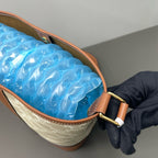 Celine Gray Bucket & Drawstring Bag
