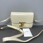 Celine Leather Gold Satchel