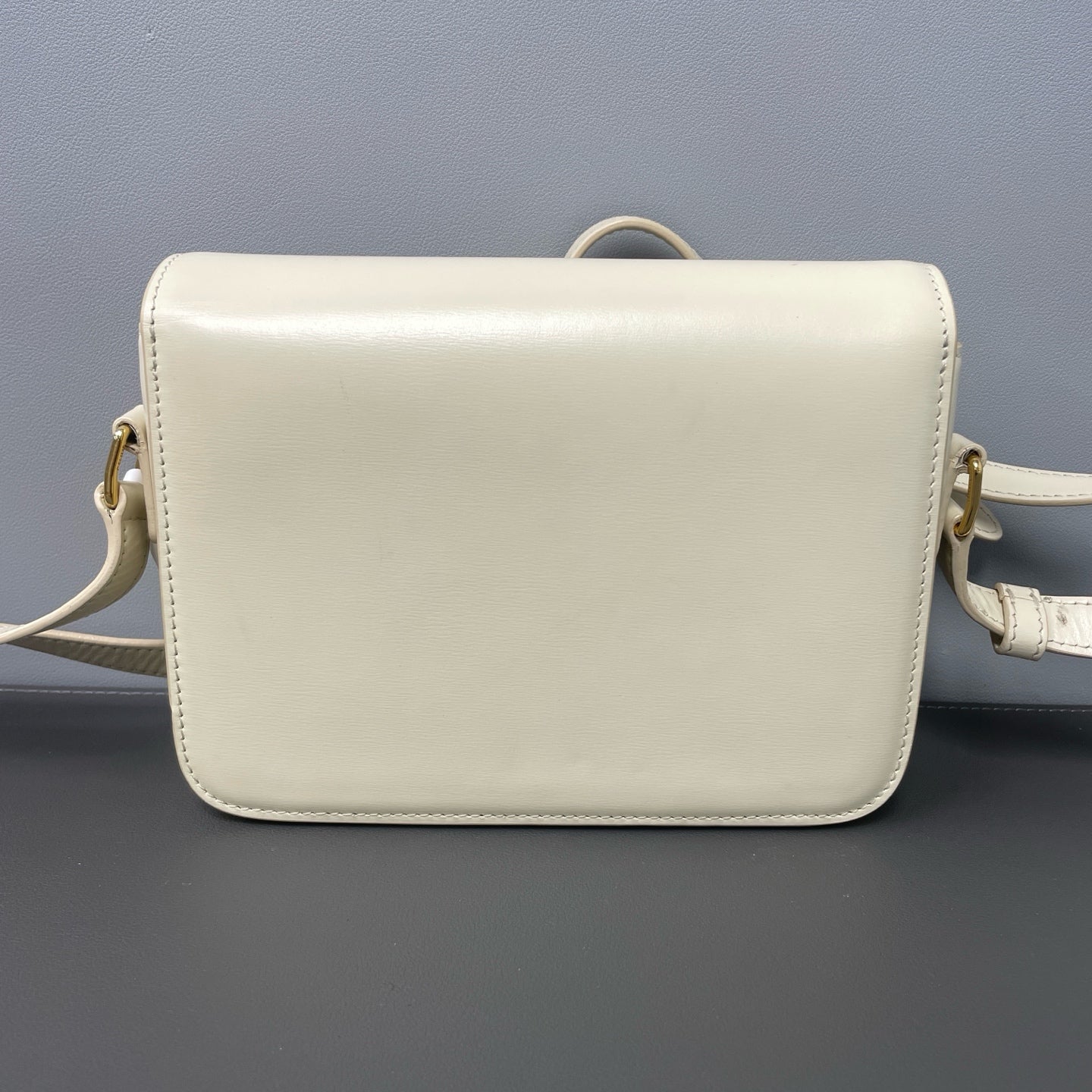 Celine Leather Gold Satchel