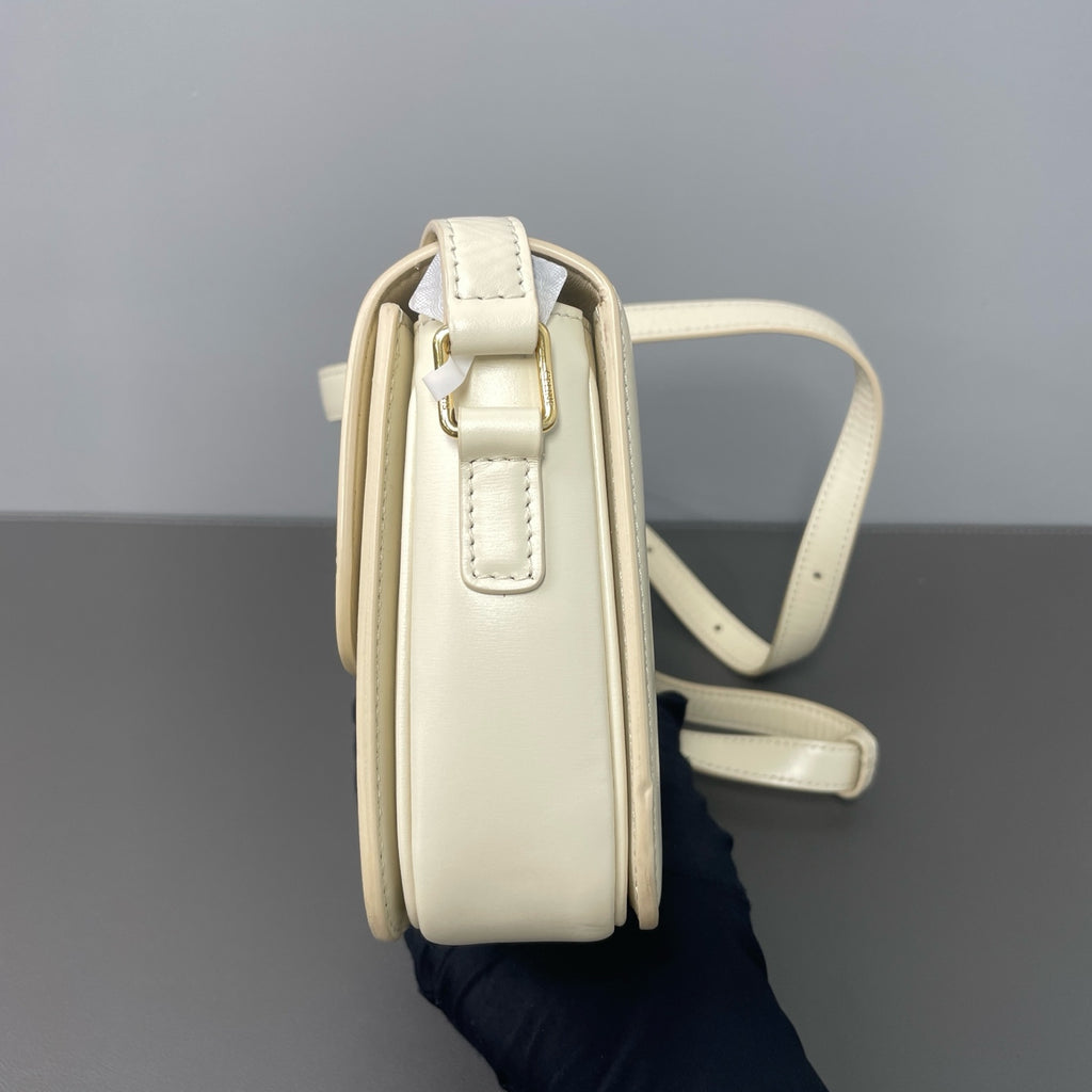 Celine Leather Gold Satchel