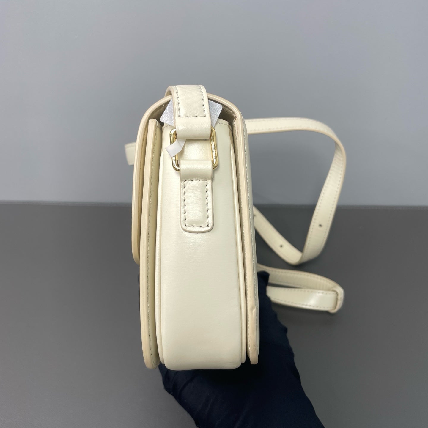 Celine Leather Gold Satchel
