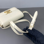 Celine Leather Gold Satchel