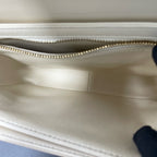 Celine Leather Gold Satchel