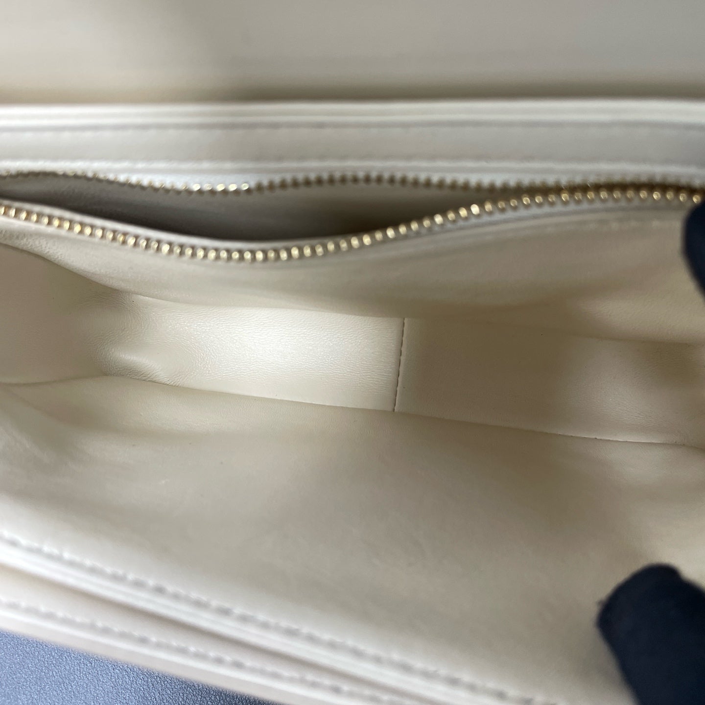 Celine Leather Gold Satchel