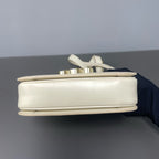 Celine Leather Gold Satchel