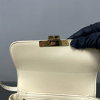 Celine Leather Gold Satchel