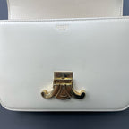 Celine Leather Gold Satchel