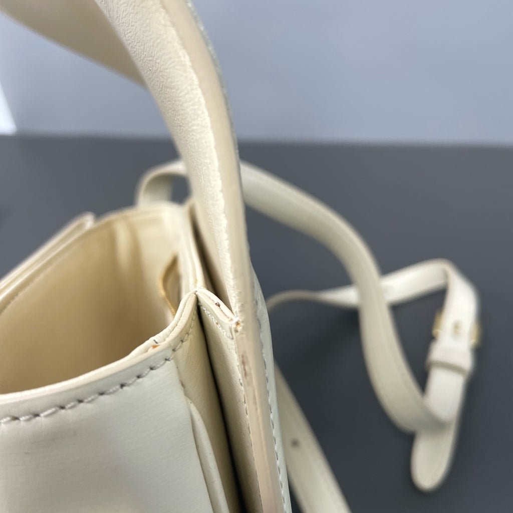 Celine Leather Gold Satchel
