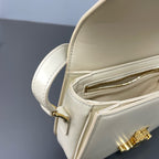 Celine Leather Gold Satchel