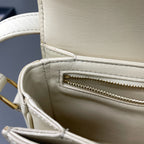 Celine Leather Gold Satchel