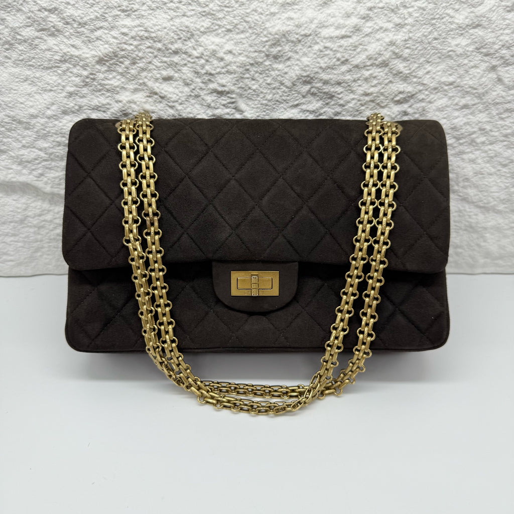 Chanel Alcantara Green