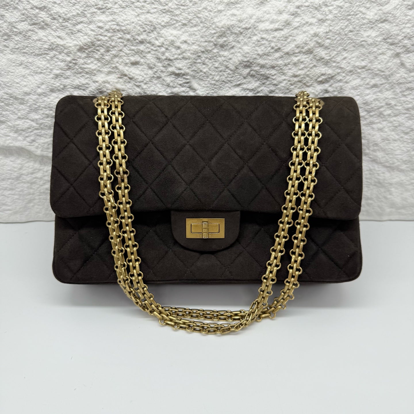 Chanel Alcantara Green
