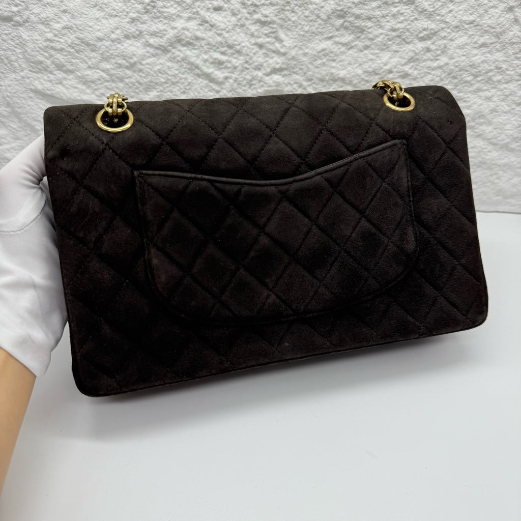 Chanel Alcantara Green