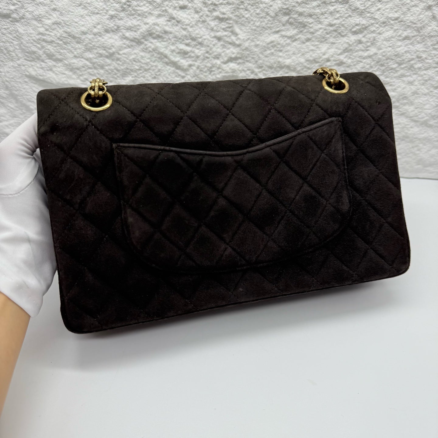 Chanel Alcantara Green