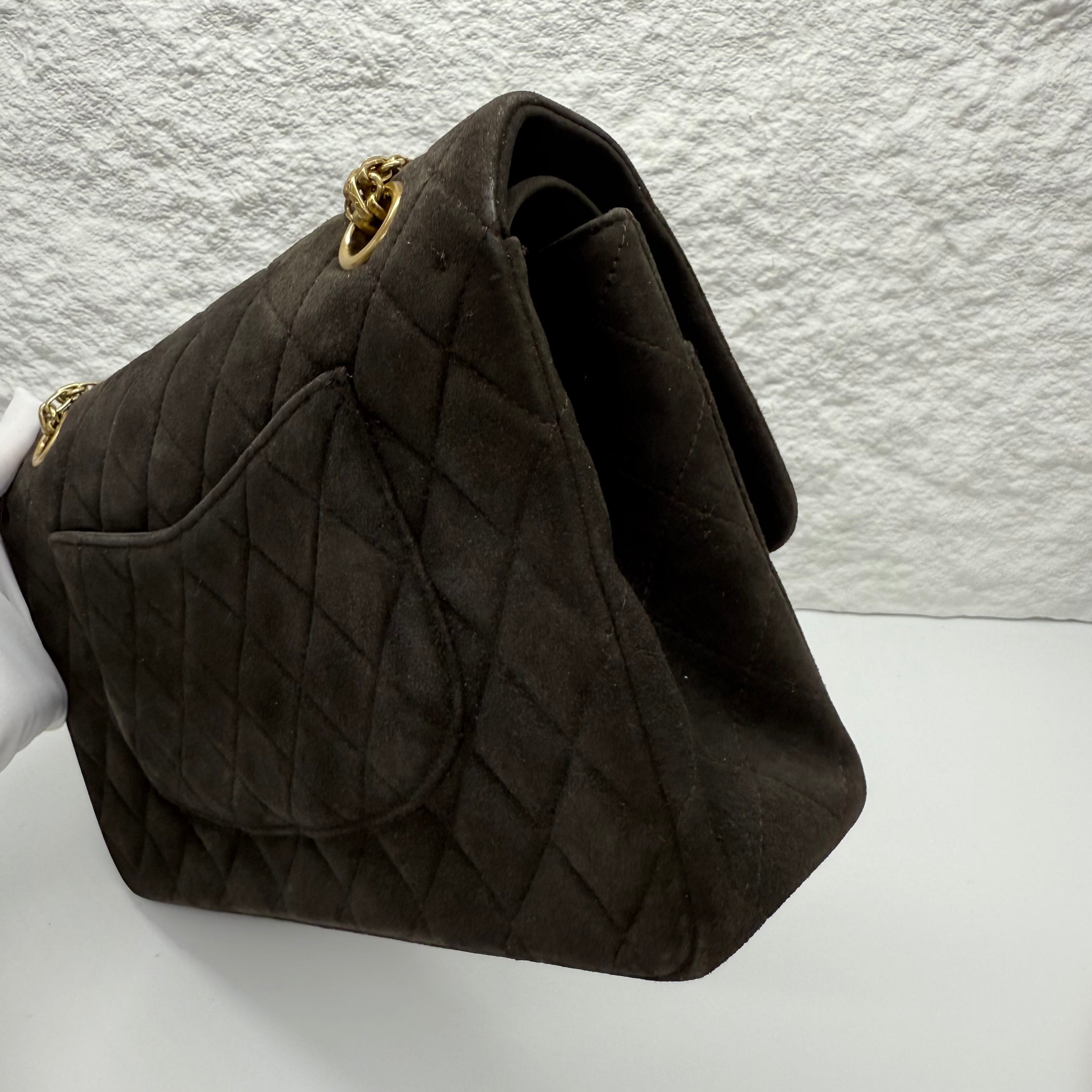 Chanel Alcantara Green