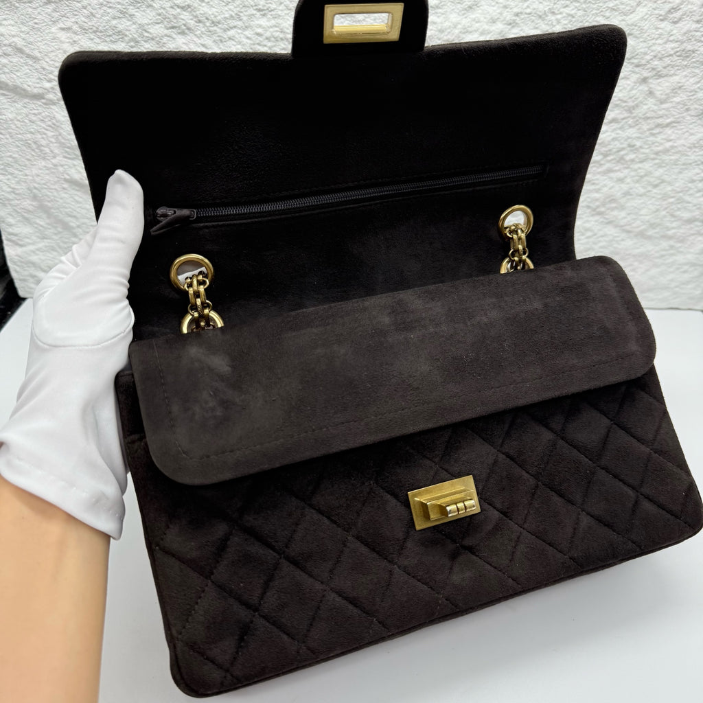 Chanel Alcantara Green