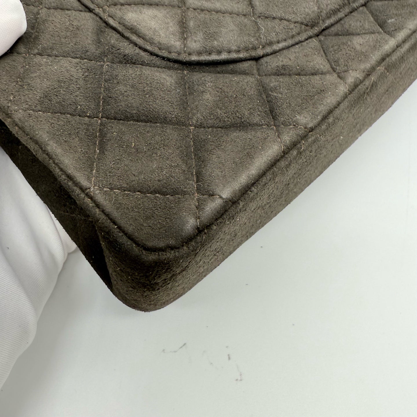 Chanel Alcantara Green