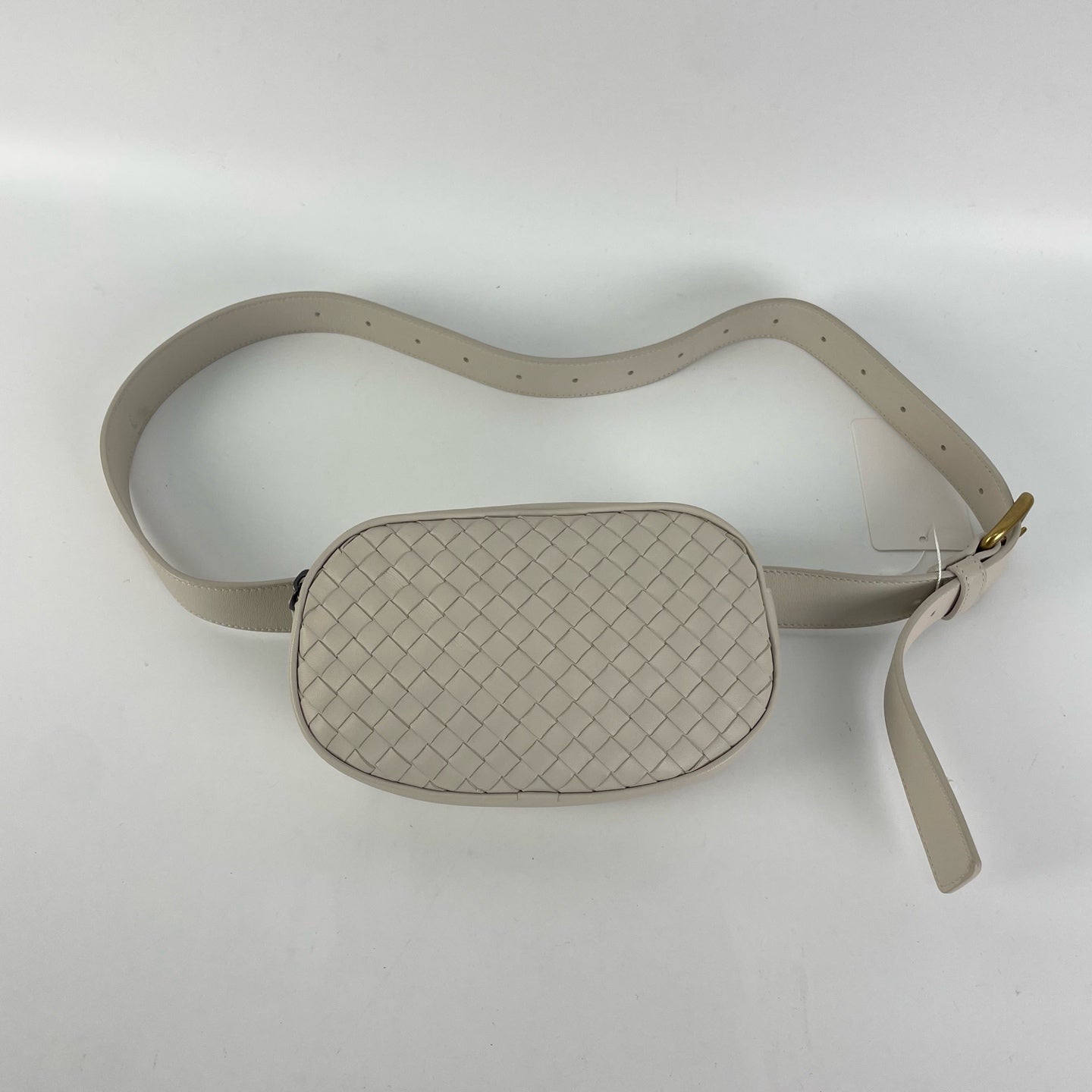 Bottega Veneta White Belt Bag & Fanny Pack