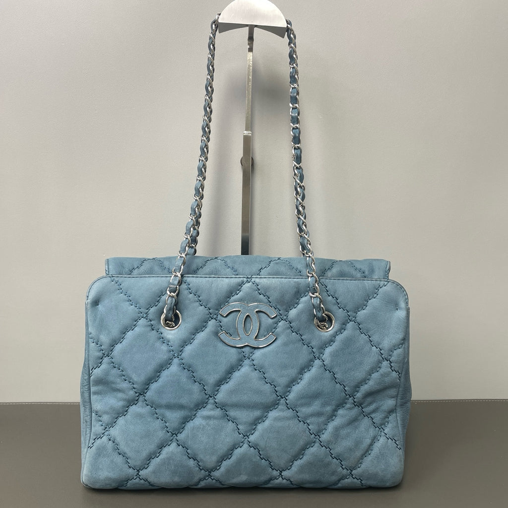 Chanel Alcantara Tote