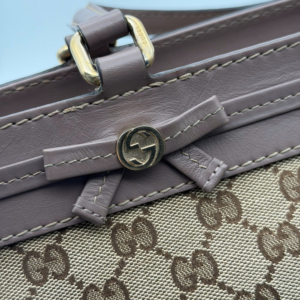 Gucci Purple Satchel