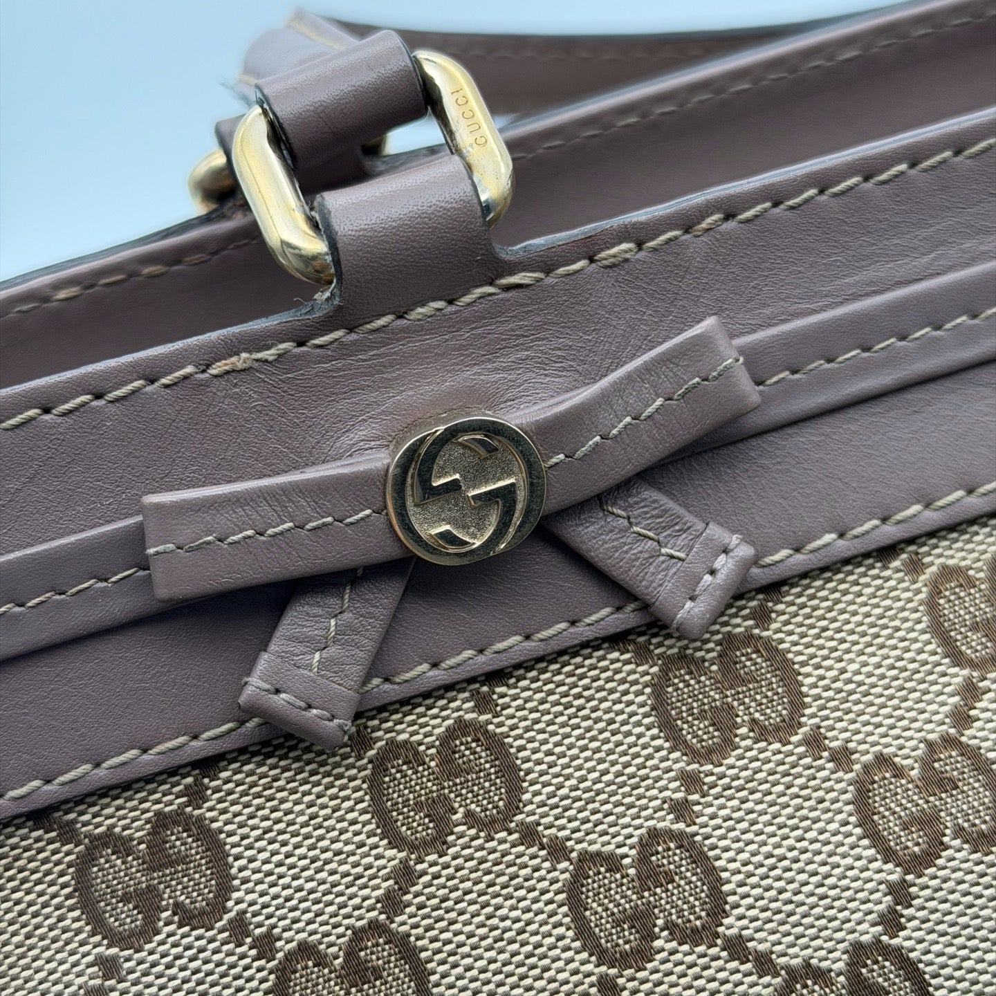 Gucci Purple Satchel