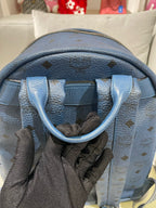 MCM Blue Backpack MMKAAVE32BK001