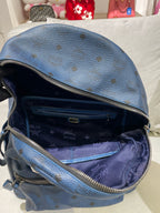 MCM Blue Backpack MMKAAVE32BK001