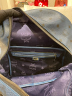 MCM Blue Backpack MMKAAVE32BK001
