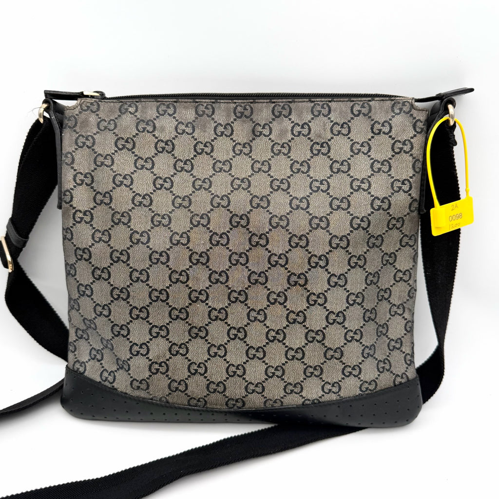 Gucci Canvas Black Shoulder Bag