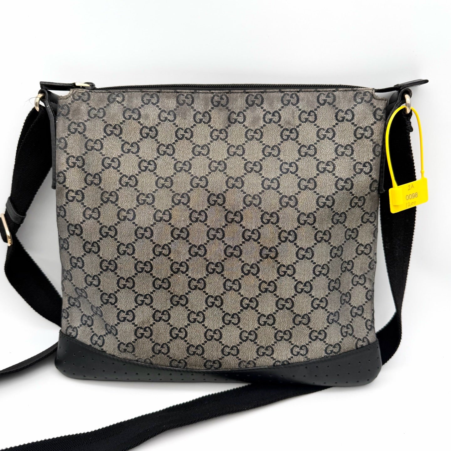 Gucci Canvas Black Shoulder Bag