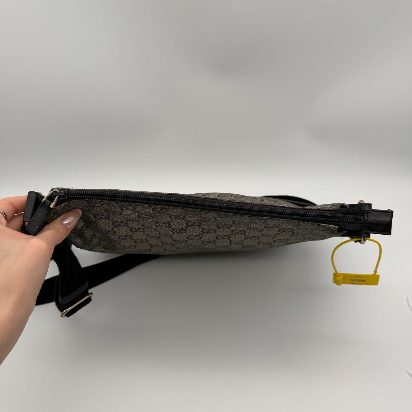 Gucci Canvas Black Shoulder Bag