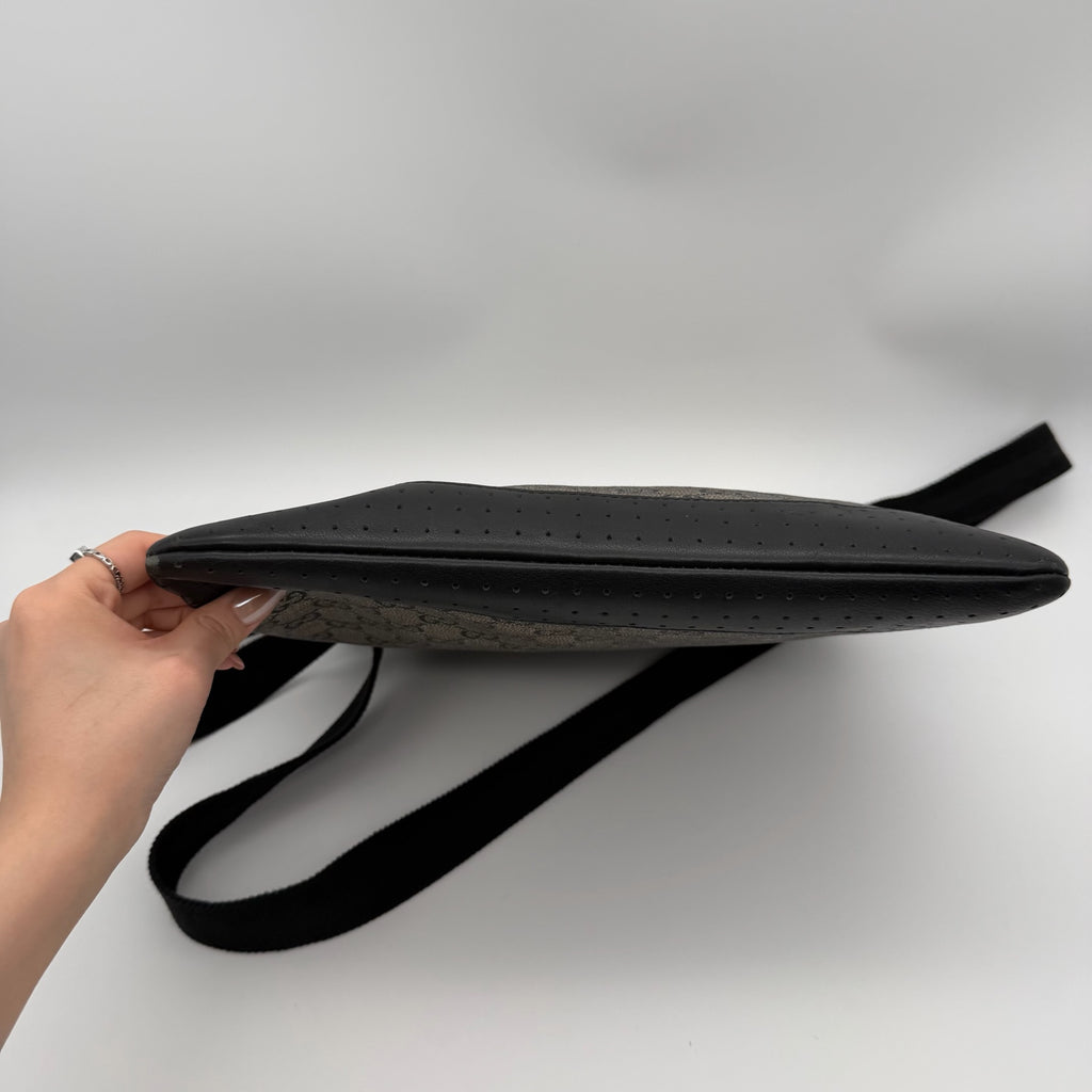 Gucci Canvas Black Shoulder Bag