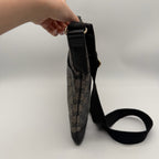 Gucci Canvas Black Shoulder Bag