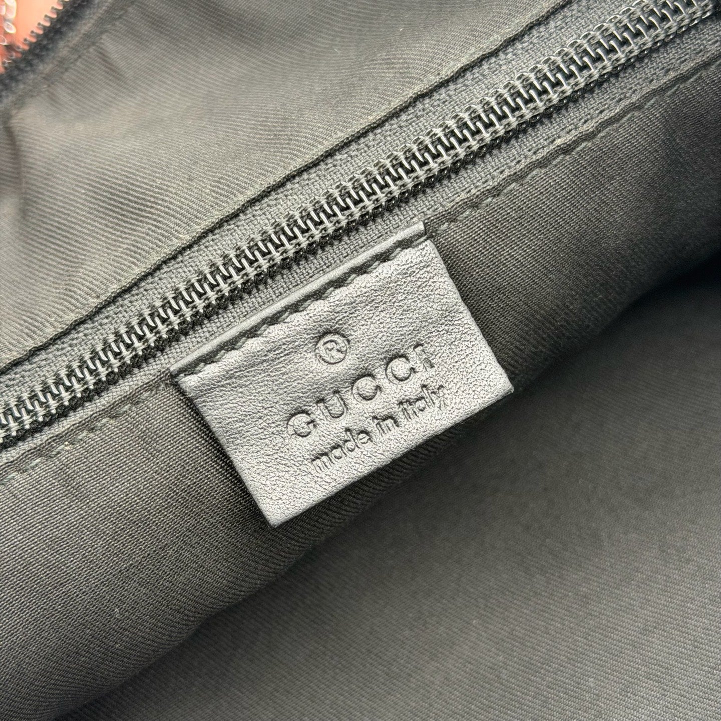 Gucci Canvas Black Shoulder Bag