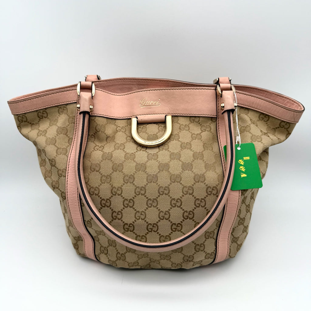 Gucci Canvas Pink Satchel