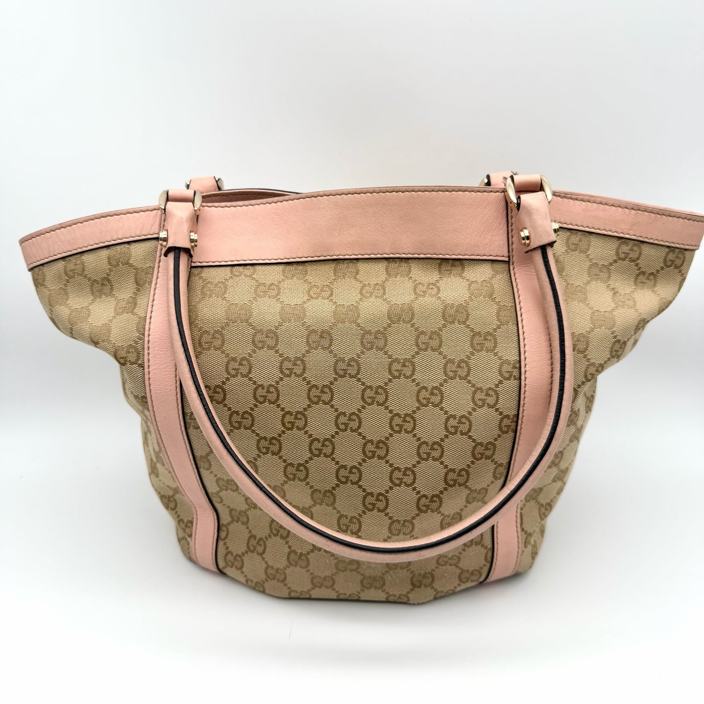 Gucci Canvas Pink Satchel