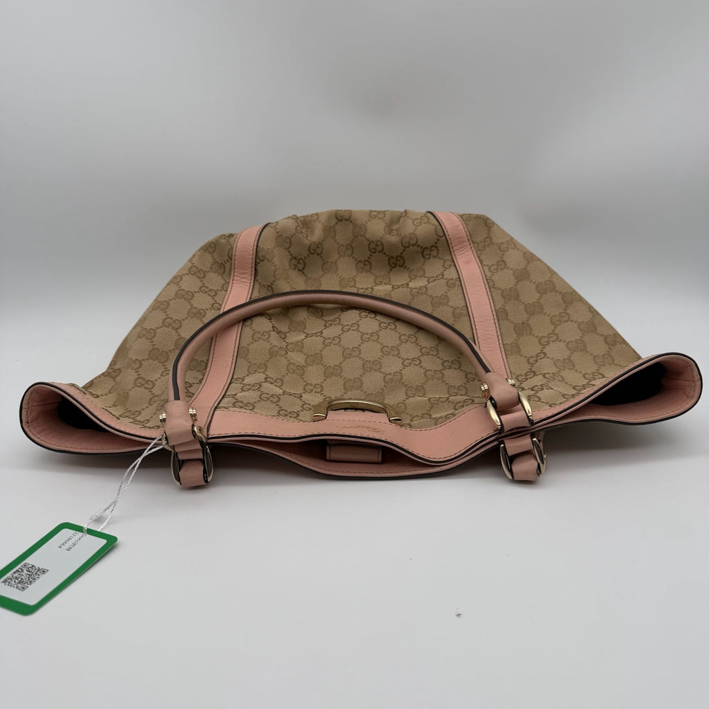 Gucci Canvas Pink Satchel