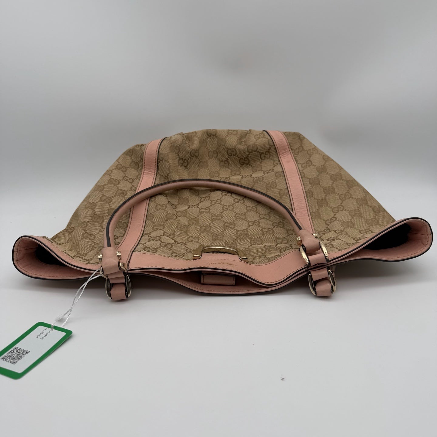 Gucci Canvas Pink Satchel