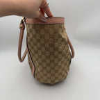 Gucci Canvas Pink Satchel