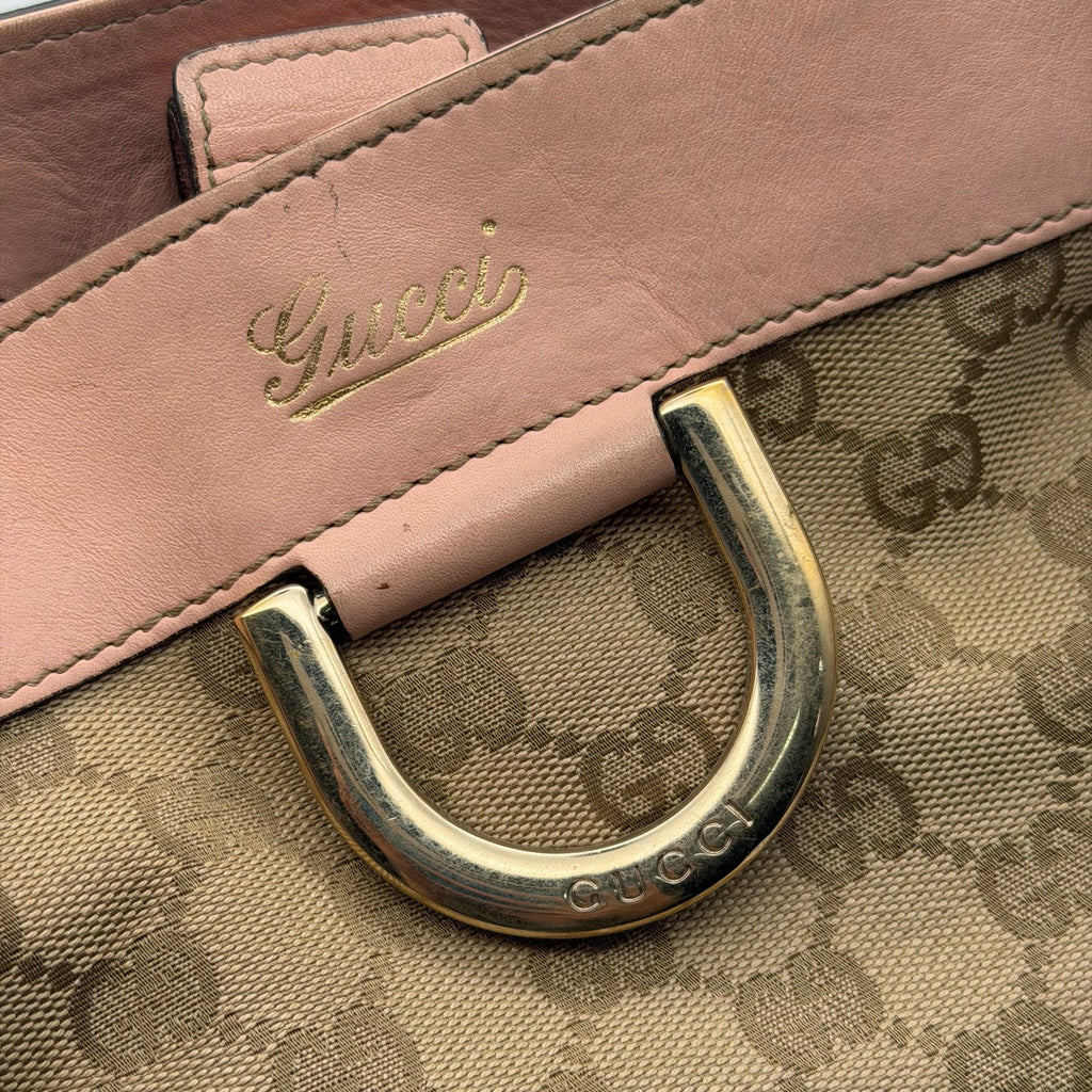 Gucci Canvas Pink Satchel