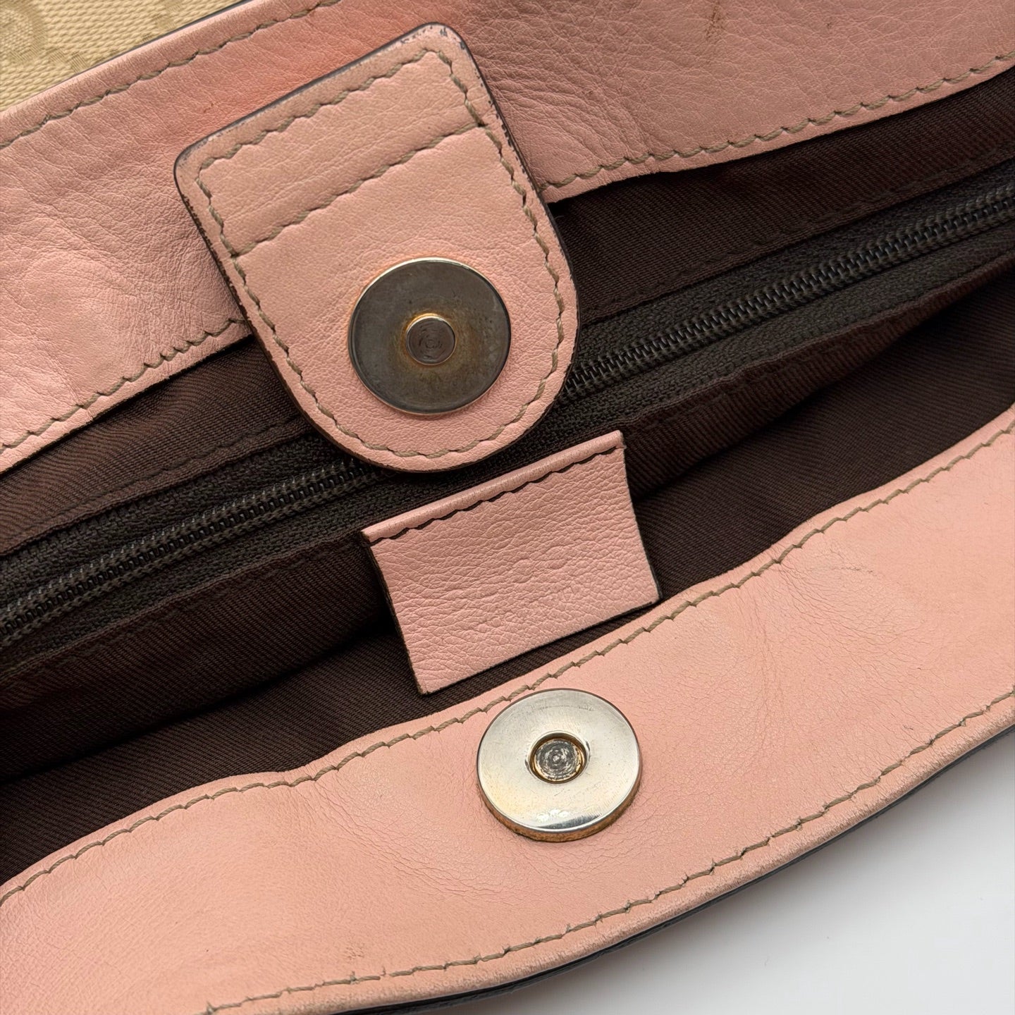 Gucci Canvas Pink Satchel